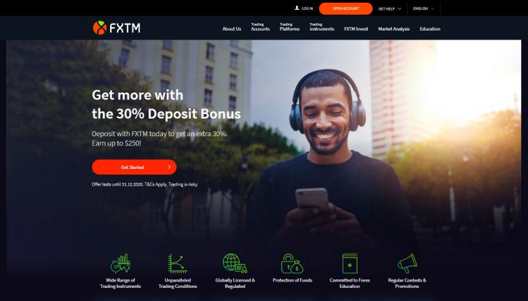 FXTM (ECN forex broker)