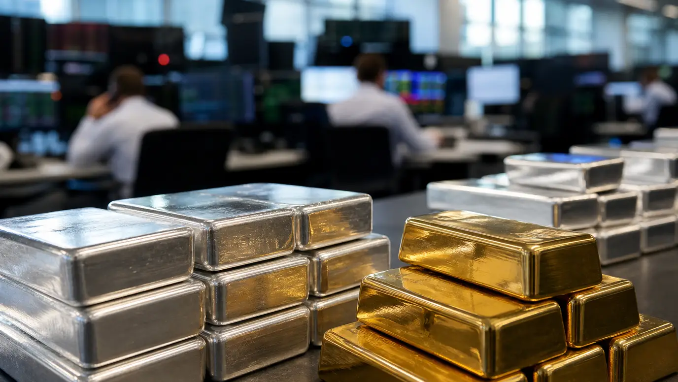 Silver Takes Lead in Metals as Gold Holds Near Late-Week Support
