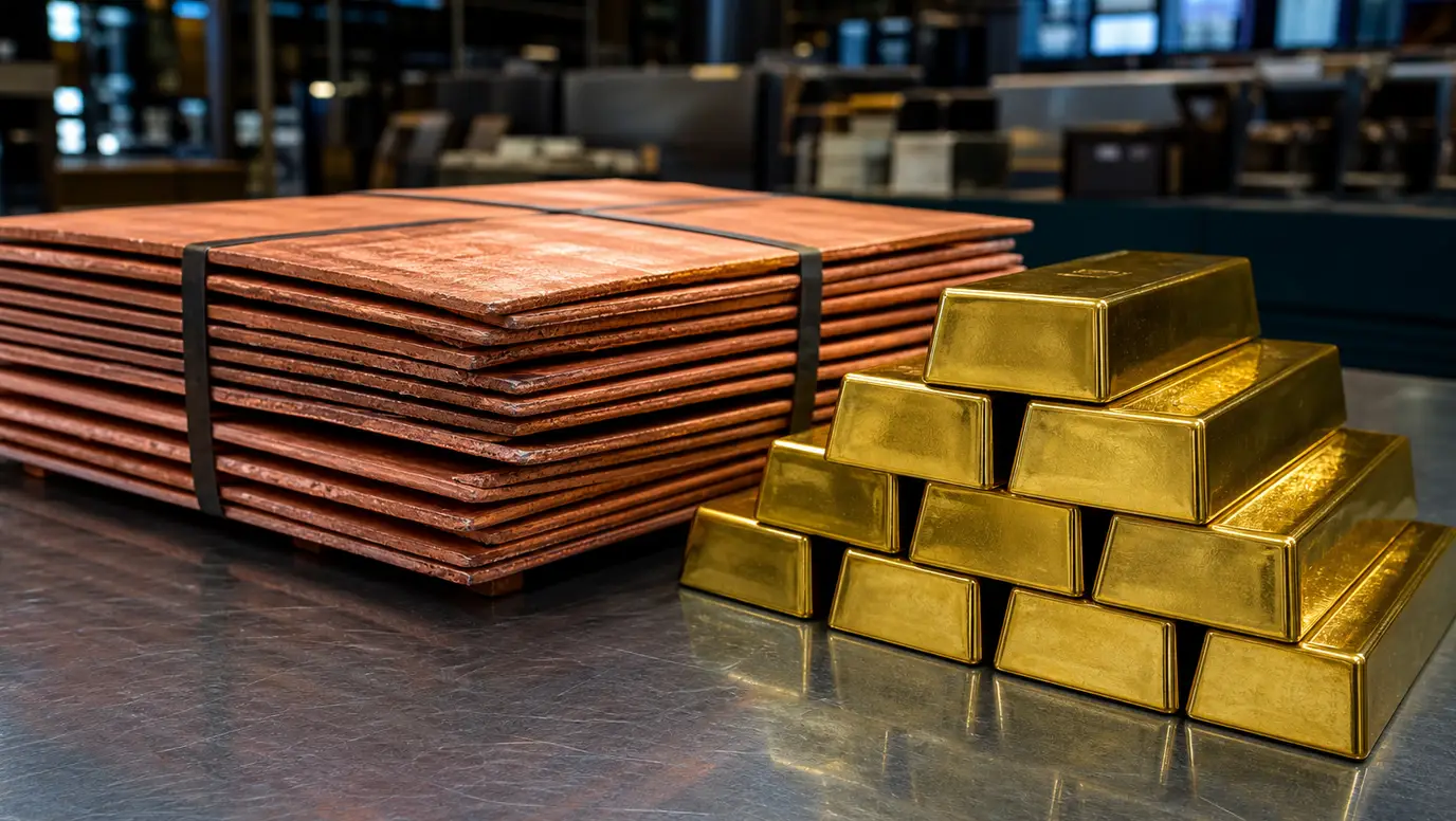 Gold and Copper Slide as Hot PPI Puts Metals Market Back Under Yield Pressure