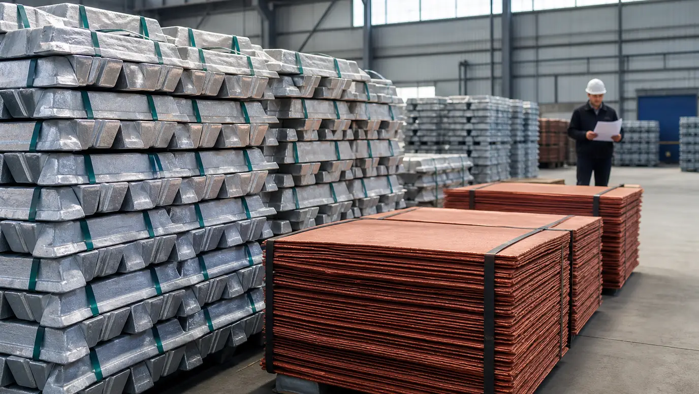 Aluminum and Copper Rebound as Softer Dollar Revives Base Metals Demand