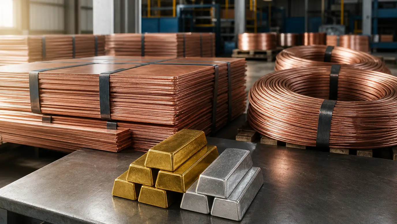 Copper Tariff Delay Keeps Metals Market on Edge as Gold Holds Jobs-Report Rebound