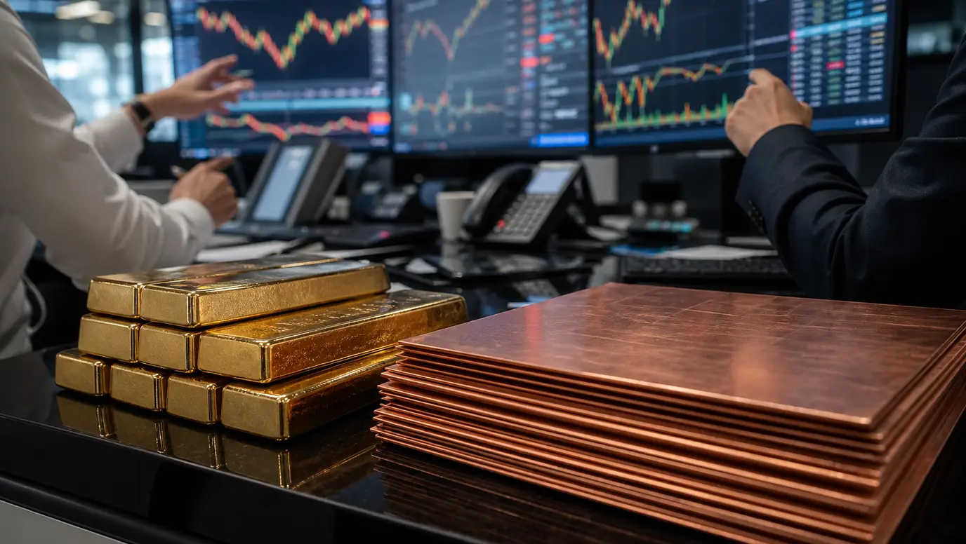 Gold Pullback and Copper Resilience Split Metals Market as Dollar Stabilizes