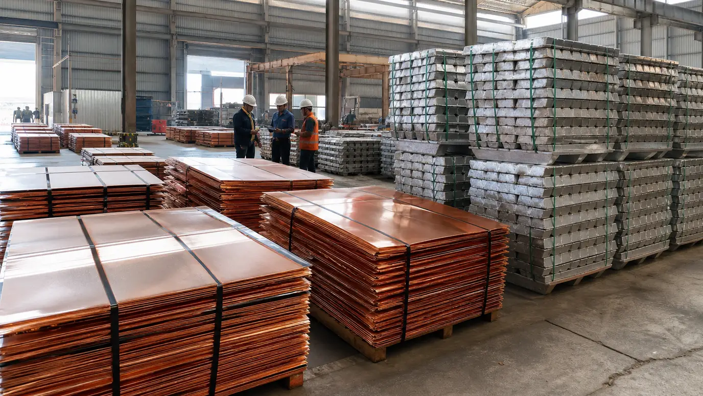 Copper Retreats as Gulf Tension Turns Base Metals Toward Demand Risk