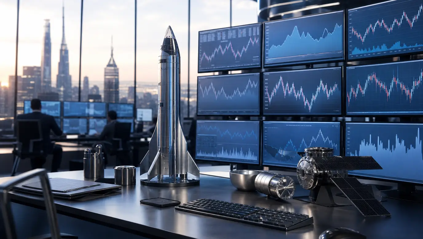 SpaceX Stock Rebounds as AI Spending and Share Unlock Test Wall Street