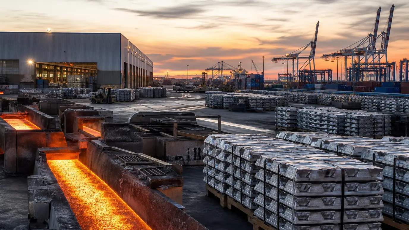 Aluminum Futures Split Metals Market as Supply Risk Meets Soft China Demand
