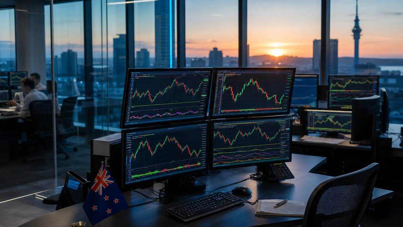 New Zealand Dollar Slides as RBNZ Caution Outweighs Rate Hike in Forex Market
