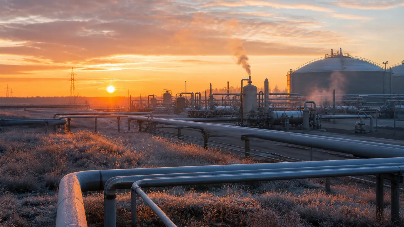 Henry Hub Slips as Gas Storage Cushion Offsets Winter Demand Risk