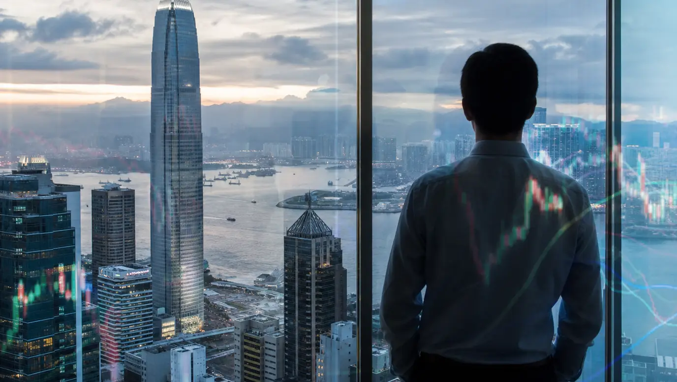 Hang Seng Slips as China Data and AI Hardware Bounce Split Index Market