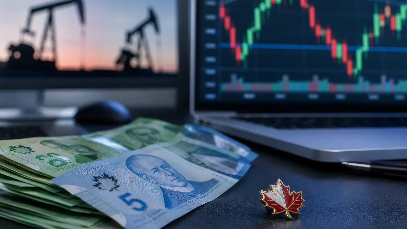 Canadian Dollar Forex Slips as U.S. Rate Gap and Flat GDP Keep USD/CAD Near Highs