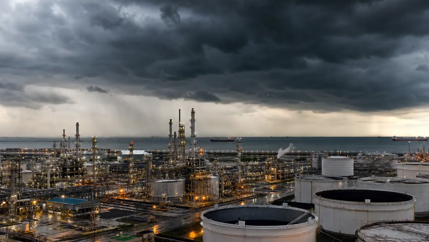 Gasoline Futures Climb as Gulf Storm Puts Fuel Supply on Alert