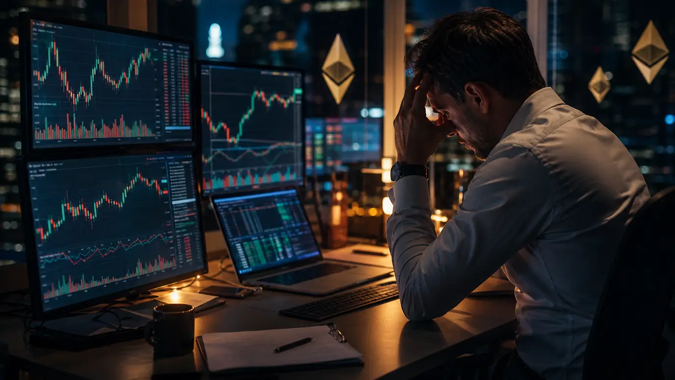 Ethereum Crypto ETF Outflows Keep Market Defensive as ETH Liquidations Rise