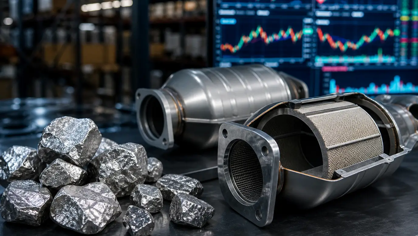 Palladium Metals Market Slips as Auto Demand and US Dollar Pressure Deepen Surplus Worries