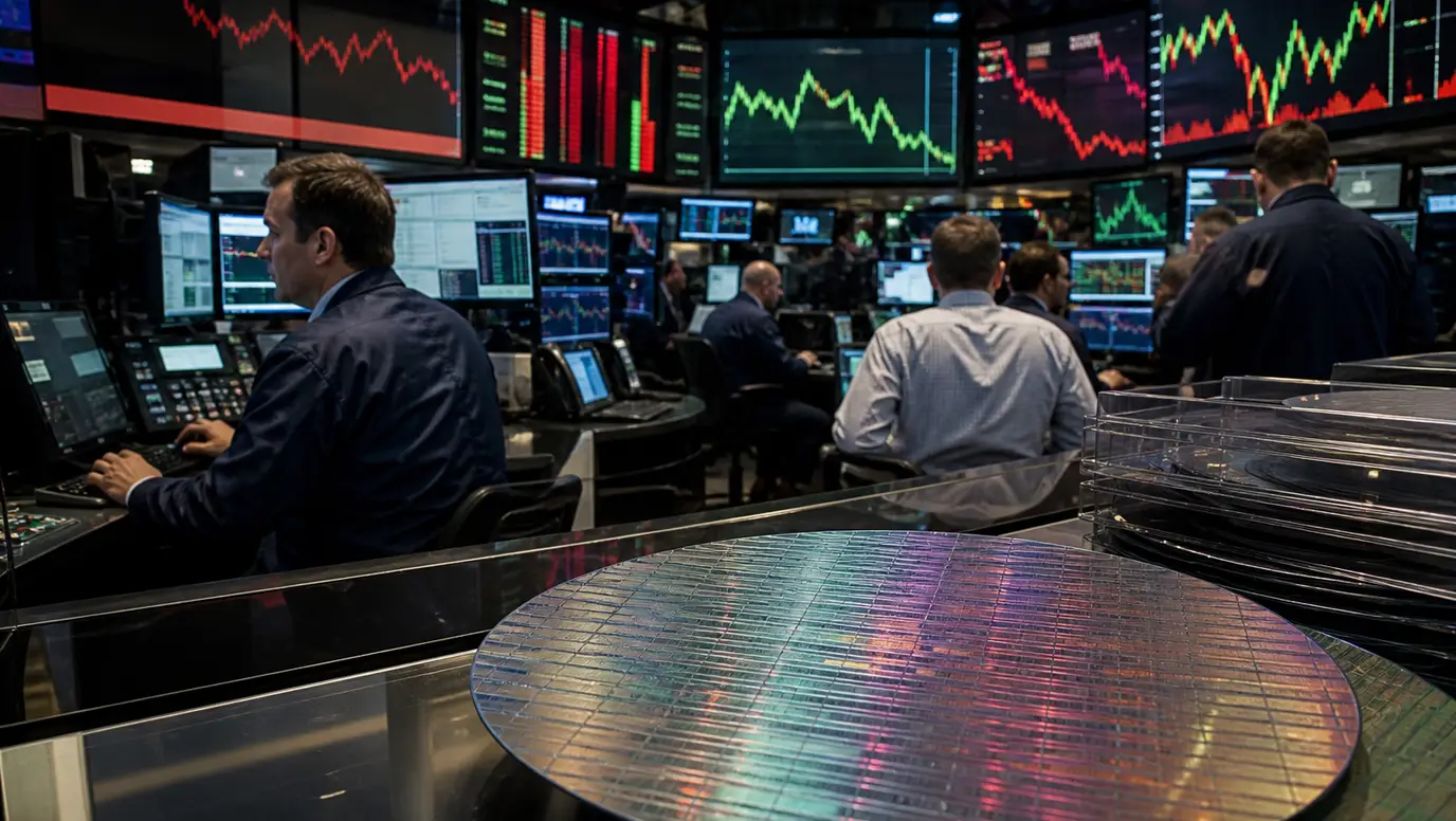 Semiconductors Slide as Wall Street Weighs Bank Earnings and AI Rally Risk