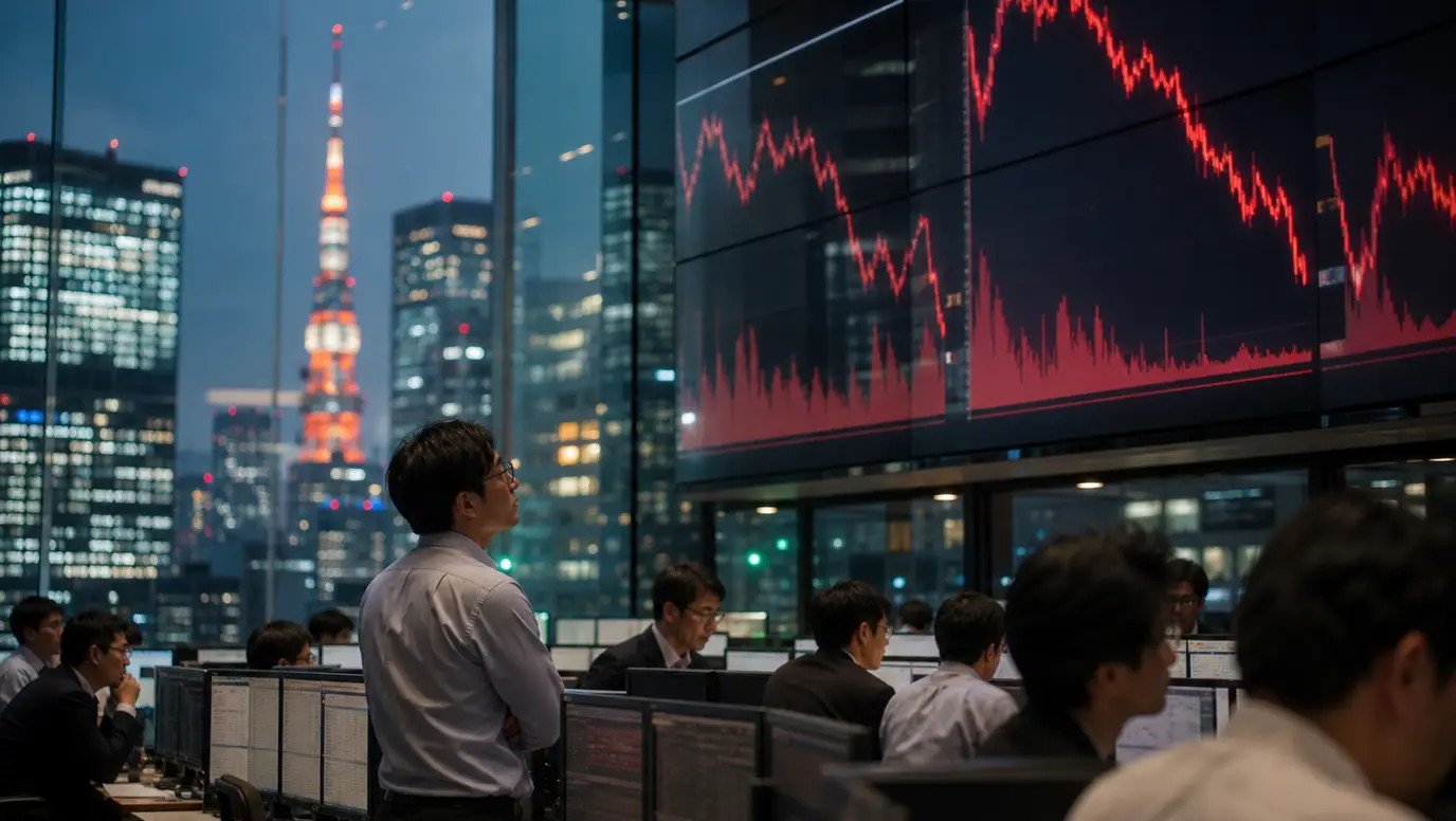 Nikkei 225 Slides as AI Chip Selloff Overshadows Bank of Japan Hold