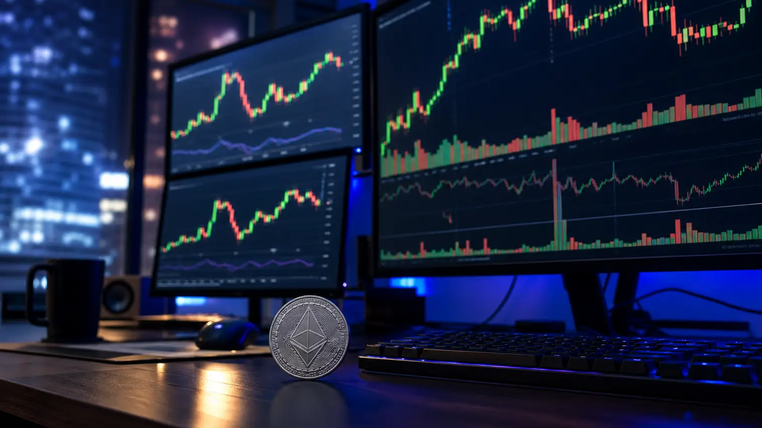Ethereum Leverage Builds as Cryptocurrency Market Watches Liquidations