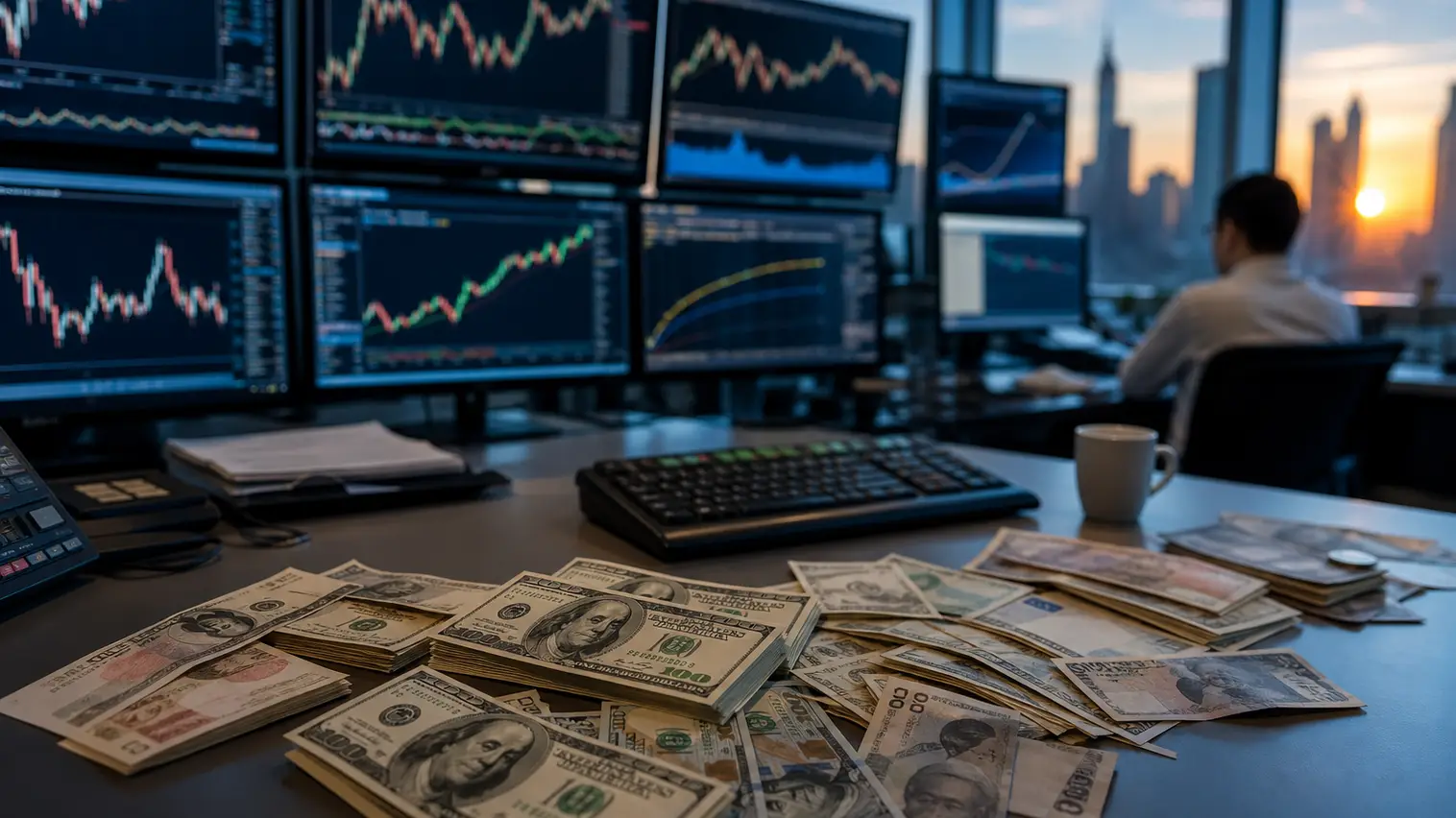 Dollar Slide Puts Forex Market on Treasury Yields Watch as Fiscal Fears Spread