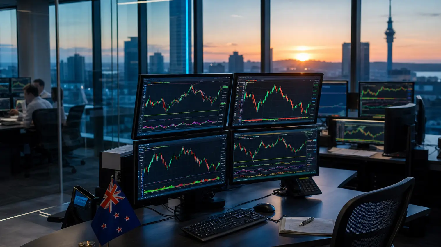 New Zealand Dollar Slides as RBNZ Caution Outweighs Rate Hike in Forex Market