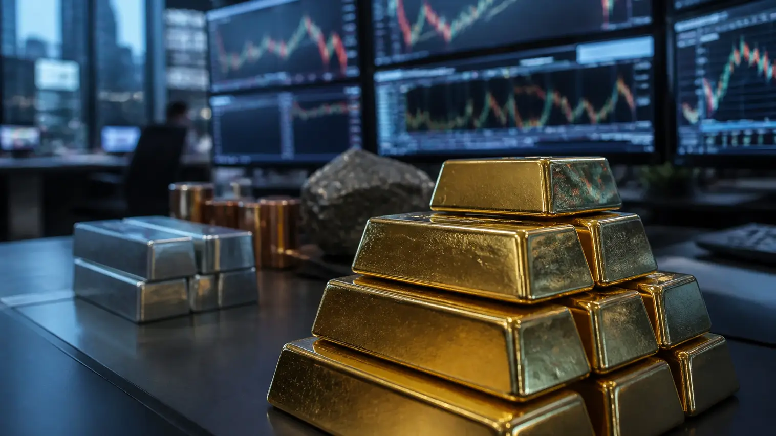 Gold Holds Near $4,300 as Federal Reserve Hike Bets Pressure Metals Market