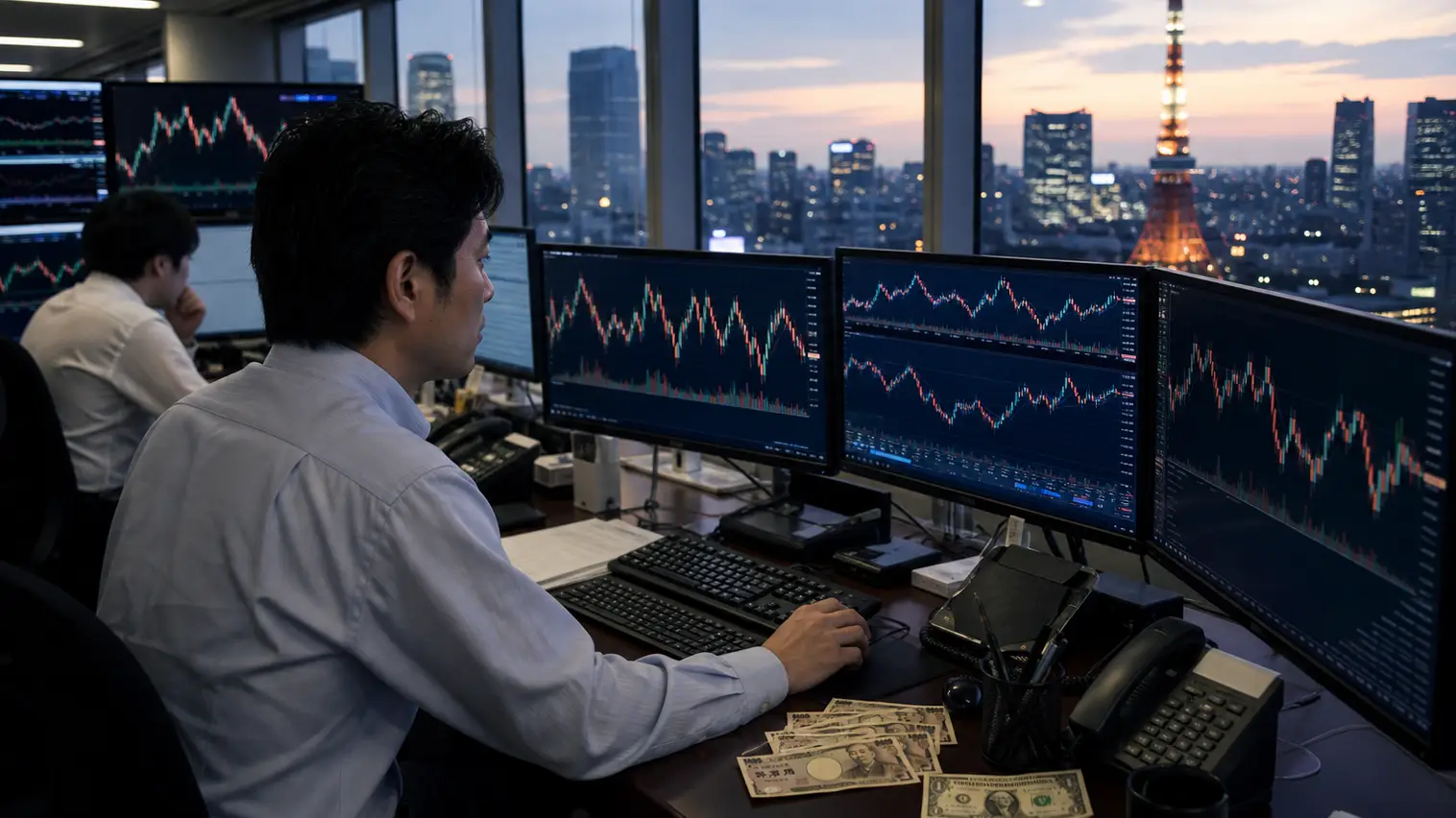 Japanese Yen Steadies as Bank of Japan Hike Bets Challenge Dollar Surge