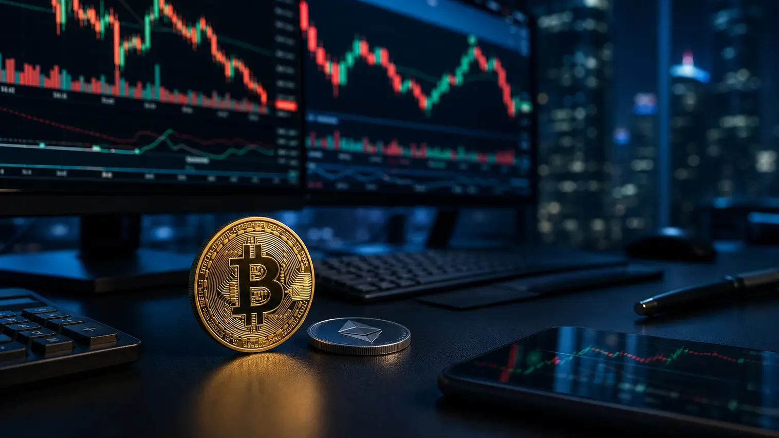 Bitcoin and Ethereum Slide as Federal Reserve Rate Fears Hit Cryptocurrency Market