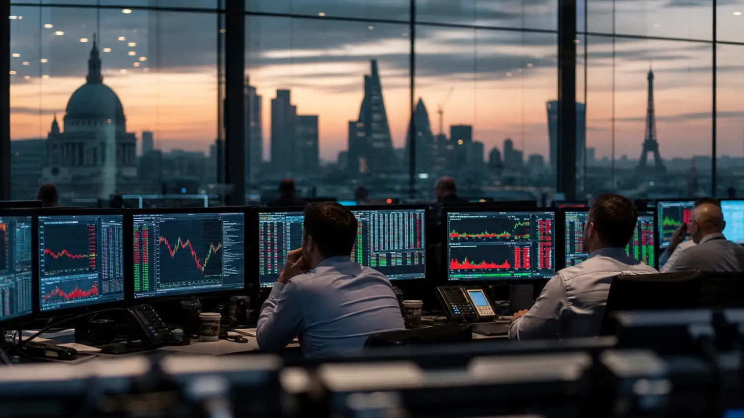 FTSE 100 and CAC 40 Slide as Yield Shock Tests Global Index Market