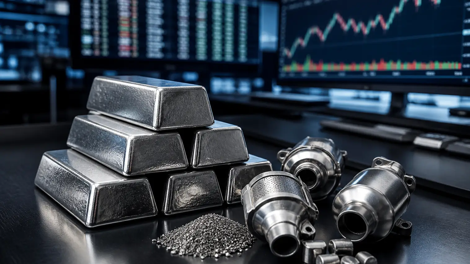 Palladium Rebound Attempt Puts Metals Market Focus on Auto Demand and Federal Reserve Risk