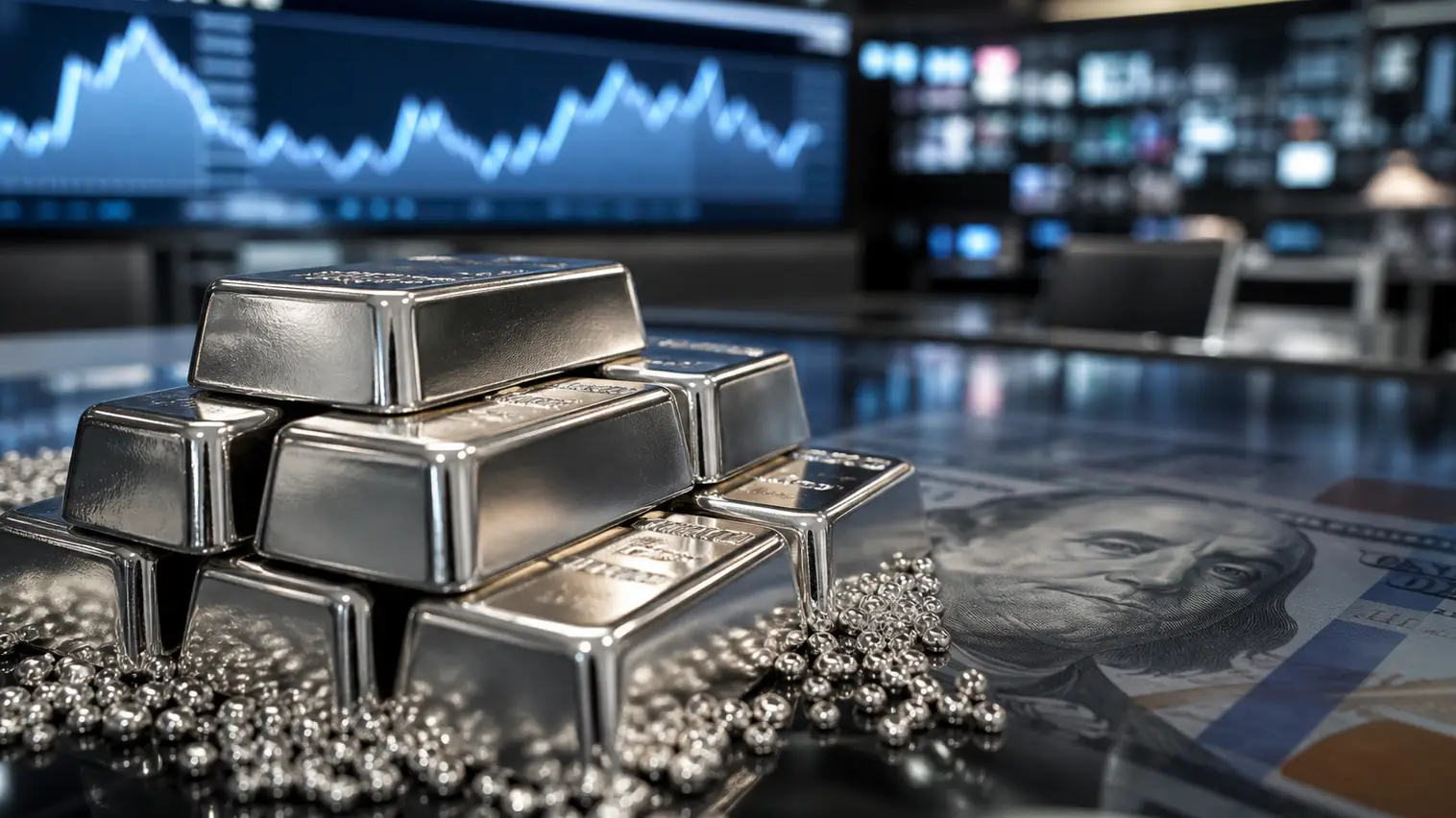 Silver Rebound Tests Metals Market as Treasury Yields Cap XAG Demand