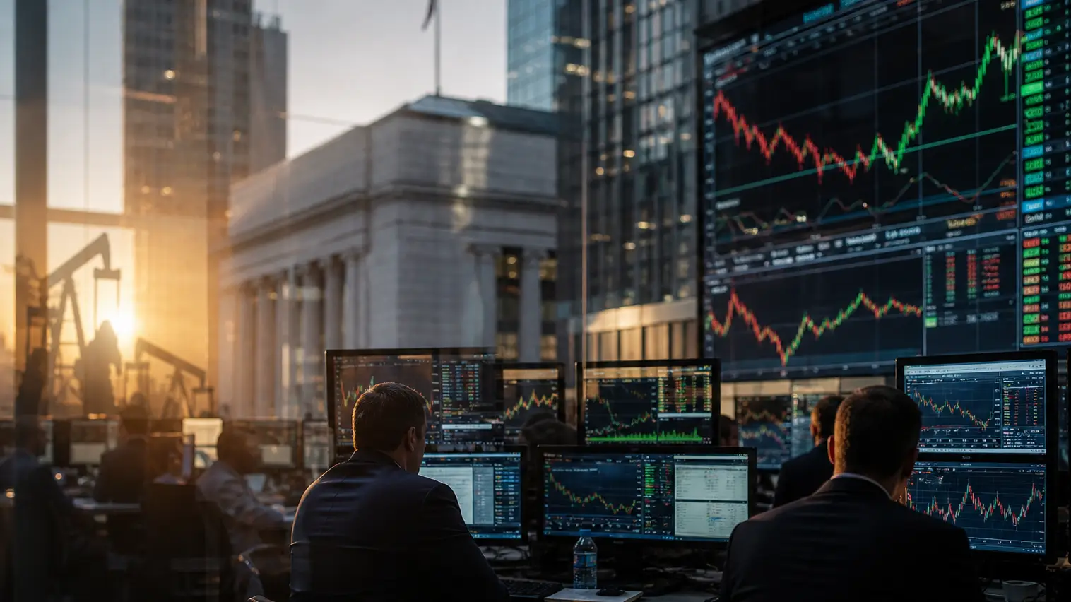 S&P 500 Index Wavers as Wall Street Weighs Oil Shock Before Federal Reserve Inflation Test