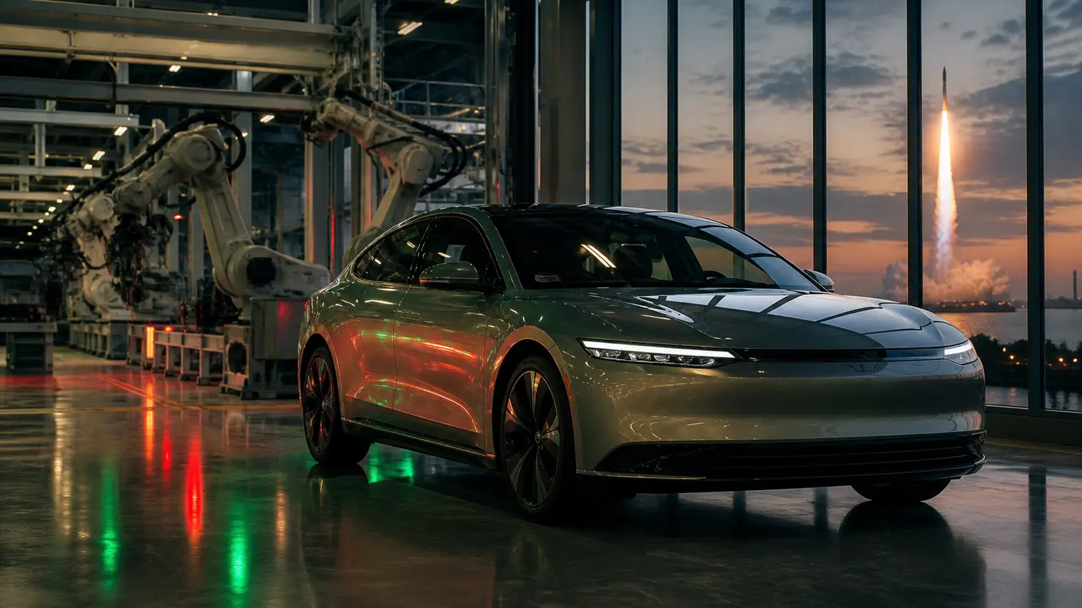 Tesla Stock Falls as Profit Drop and SpaceX Merger Questions Eclipse Robotaxi Progress