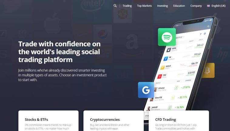 eToro (broker offering copytrading)